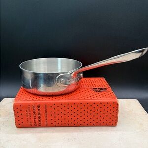 All-Clad Stainless Steel 1 Qt Saucepan 6" Butter Warmer / Saucier Chef's Pan